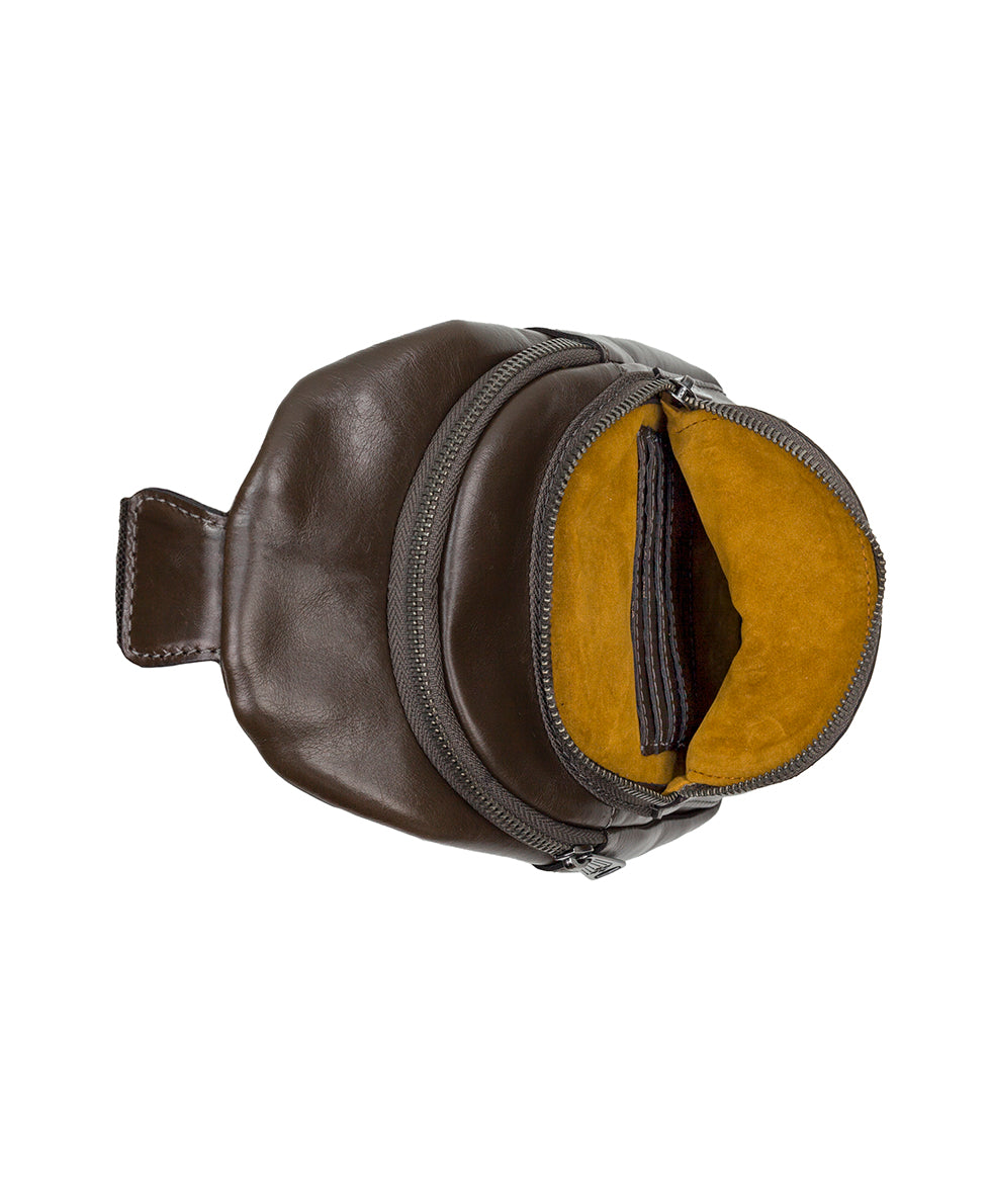 Female - Louetta Sling Crossbody - Vintage Distressed Leather - mushroom - by Patricia Nash - View 5 of 6
