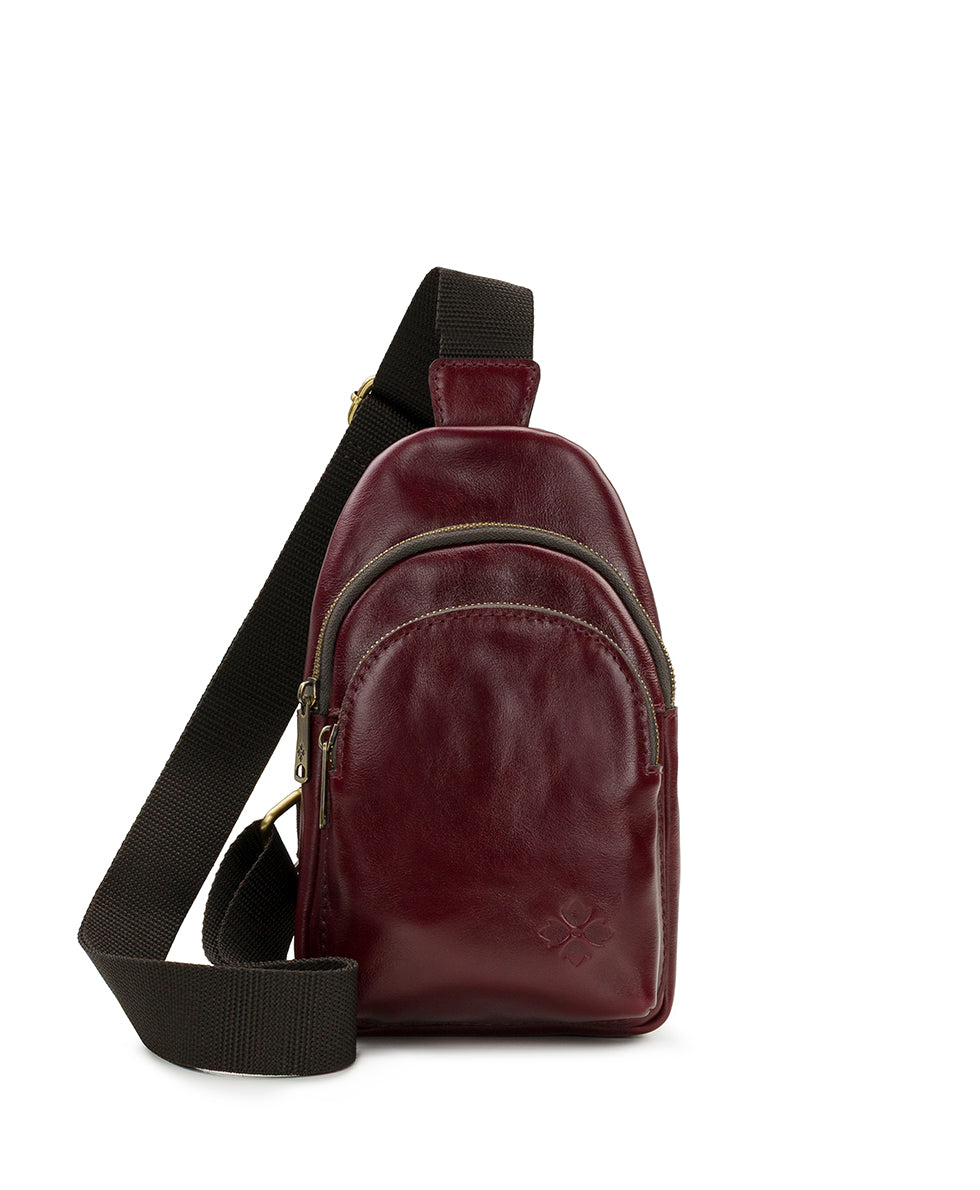 Female - Louetta Sling Crossbody - Vintage Distressed Leather - mushroom - by Patricia Nash - View 33 of 44