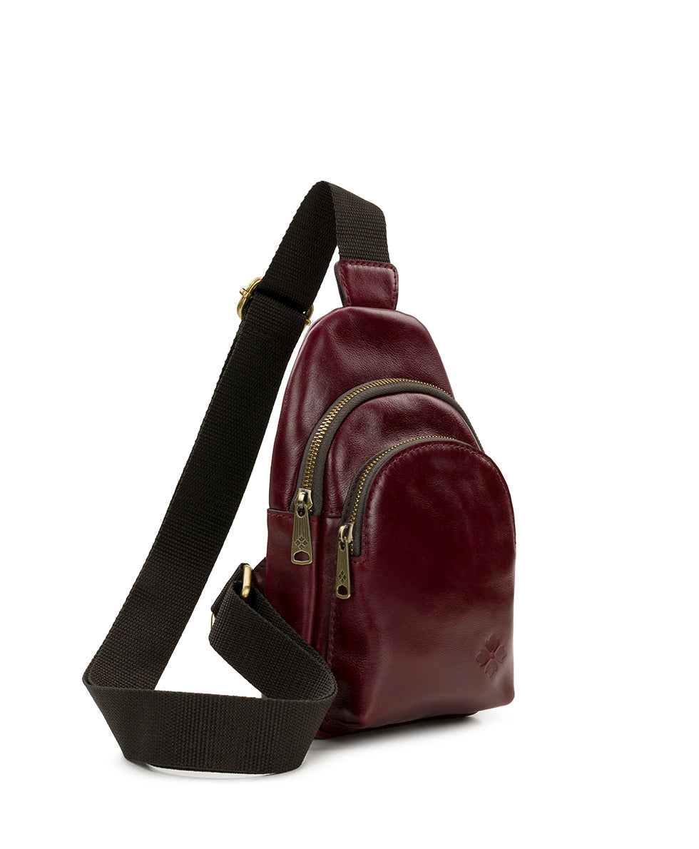 Female - Louetta Sling Crossbody - Vintage Distressed Leather - mushroom - by Patricia Nash - View 35 of 44