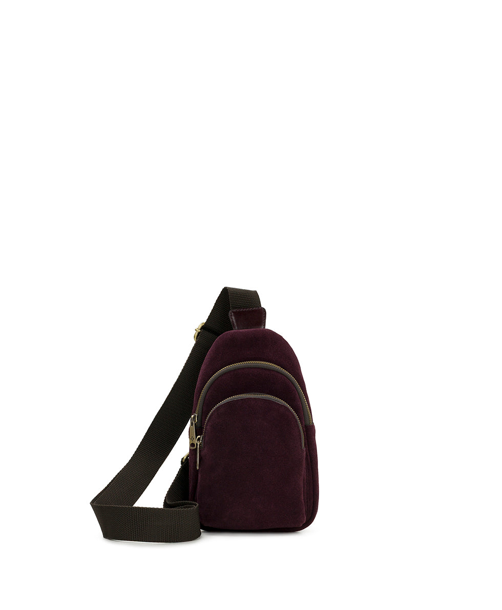Female - Louetta Sling | Suede Leather | Plum - postcards from paris - by Patricia Nash - View 1 of 6