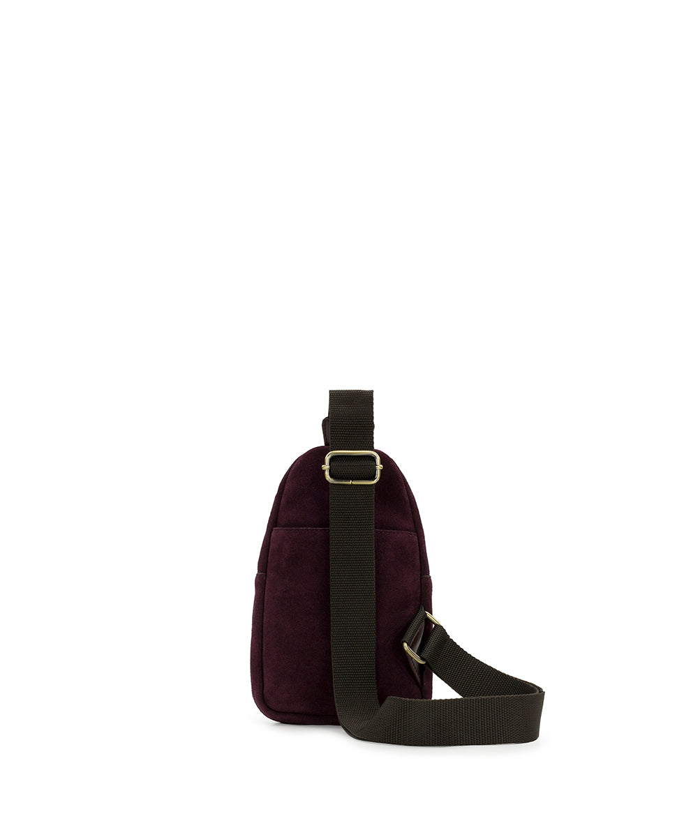 Female - Louetta Sling | Suede Leather | Plum - postcards from paris - by Patricia Nash - View 2 of 6