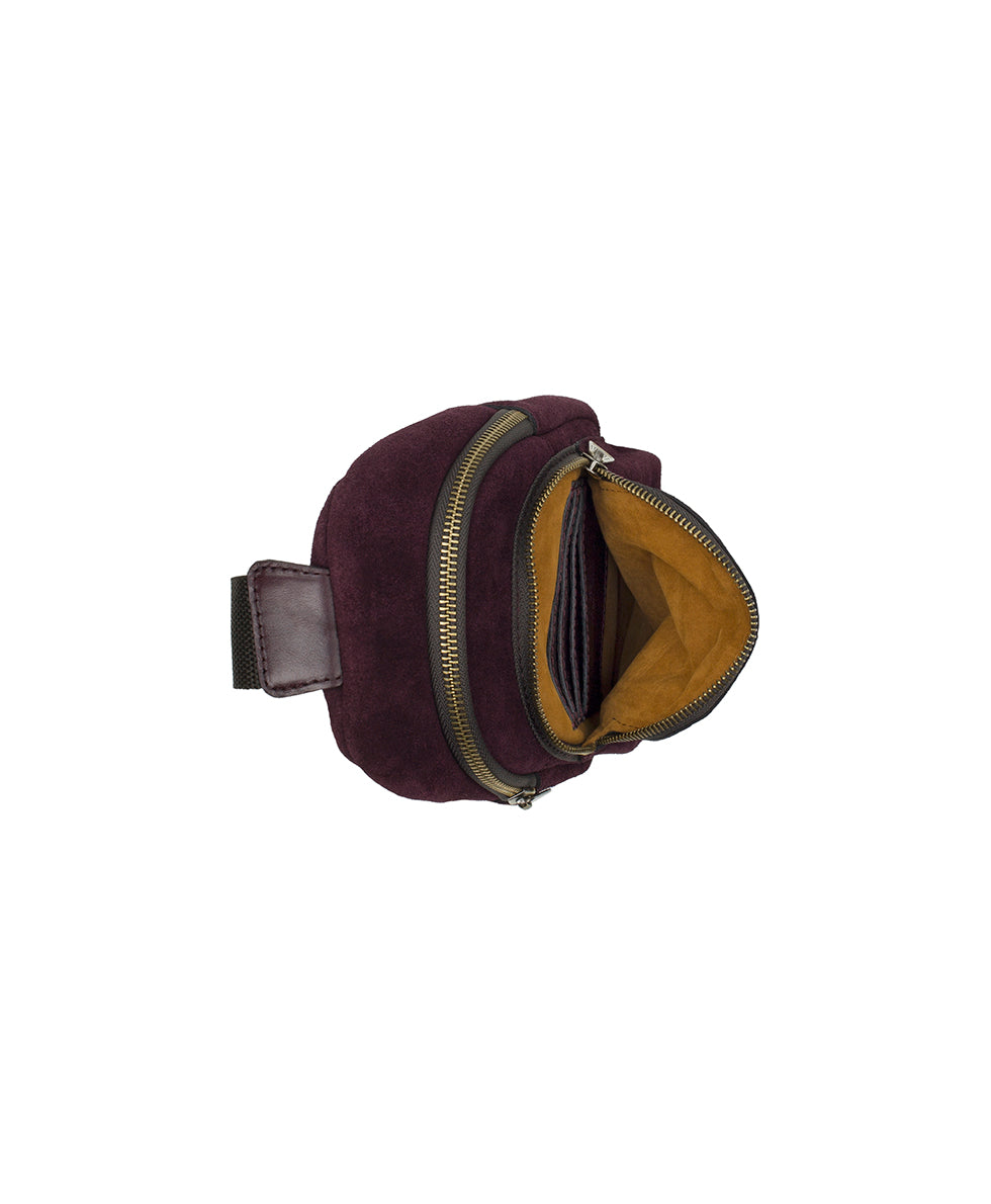 Female - Louetta Sling | Suede Leather | Plum - postcards from paris - by Patricia Nash - View 5 of 6