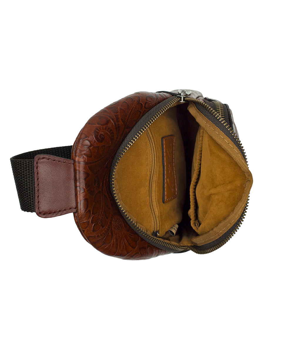 Female - Louetta Sling | Brazilian Supple Tooled | Cognac - cognac - by Patricia Nash - View 5 of 9
