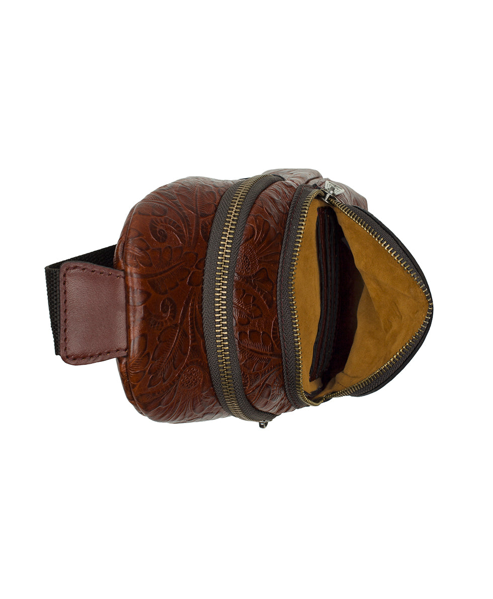 Female - Louetta Sling | Brazilian Supple Tooled | Cognac - cognac - by Patricia Nash - View 6 of 9