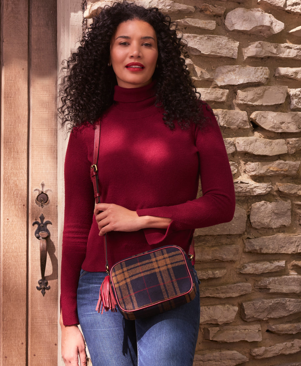 Female - Josie Crossbody - European Wool - navy - by Patricia Nash - View 4 of 6