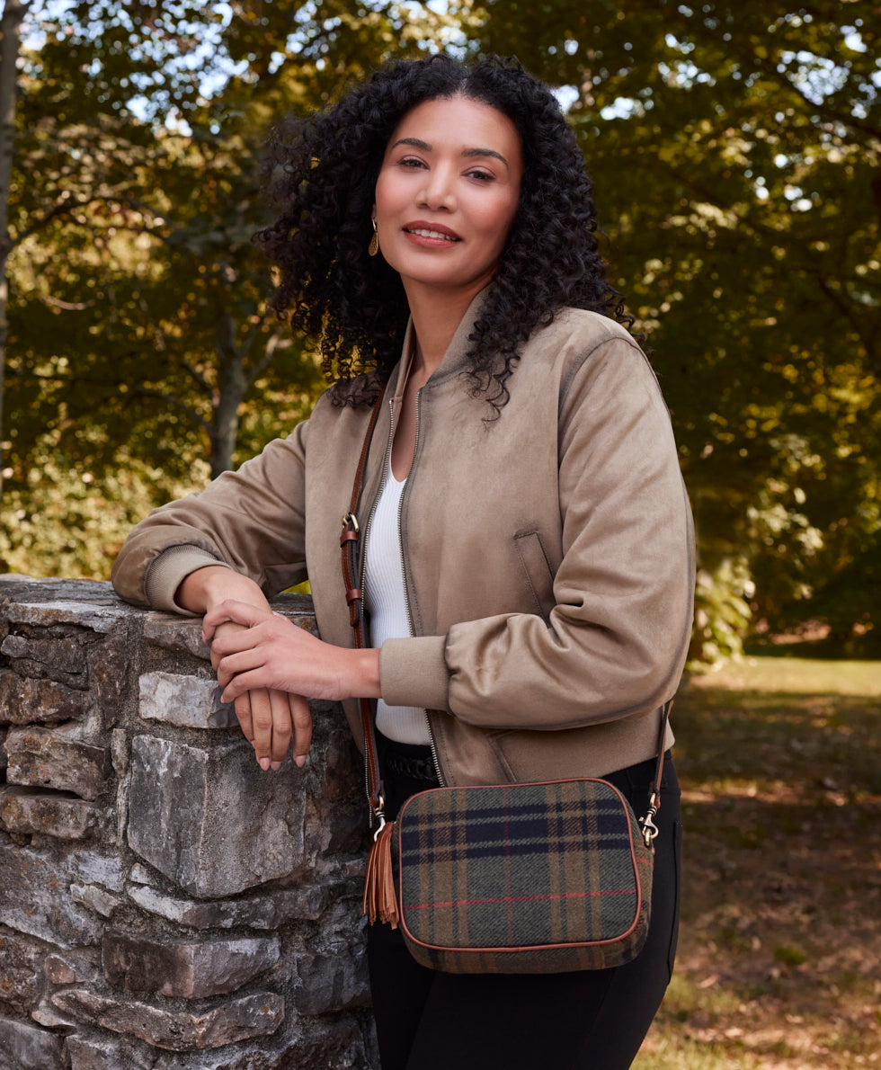Female - Josie Crossbody - European Wool - navy - by Patricia Nash - View 9 of 17