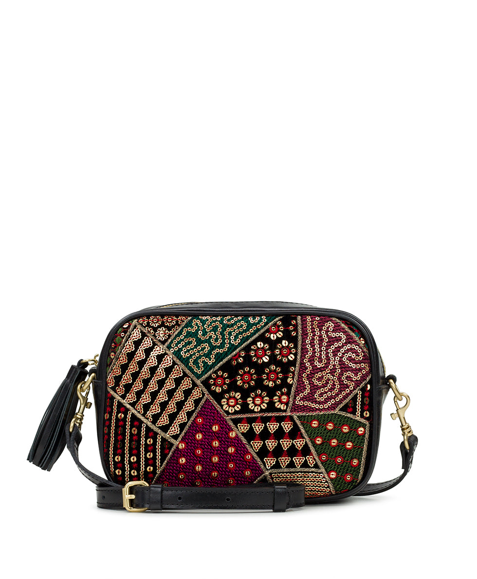 Female - Josie Crossbody - Velvet Patchwork - multi - by Patricia Nash - View 1 of 4