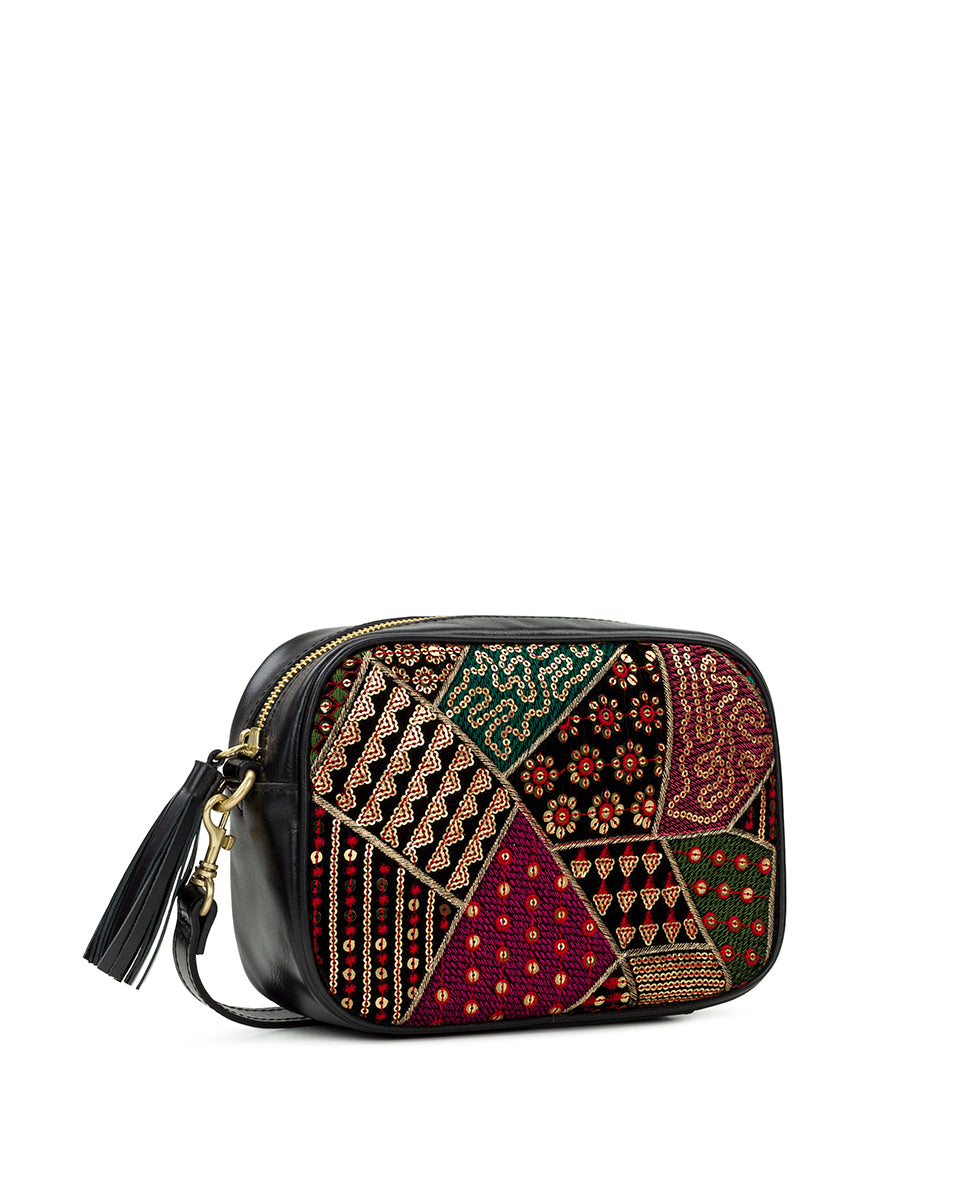 Female - Josie Crossbody - Velvet Patchwork - multi - by Patricia Nash - View 3 of 4