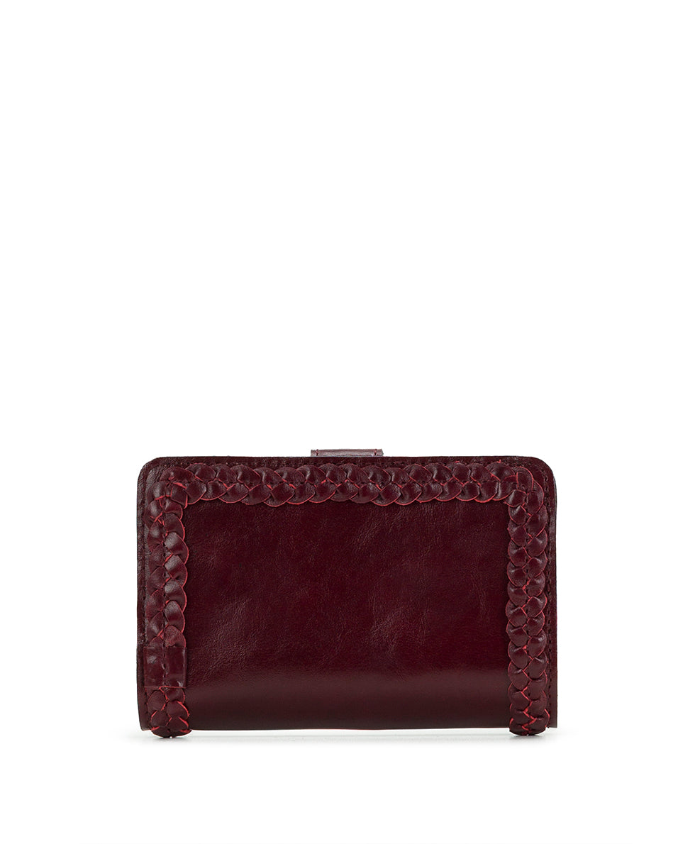 Female - Norma Wallet - Vintage Distressed Leather - oxblood - by Patricia Nash - View 2 of 5
