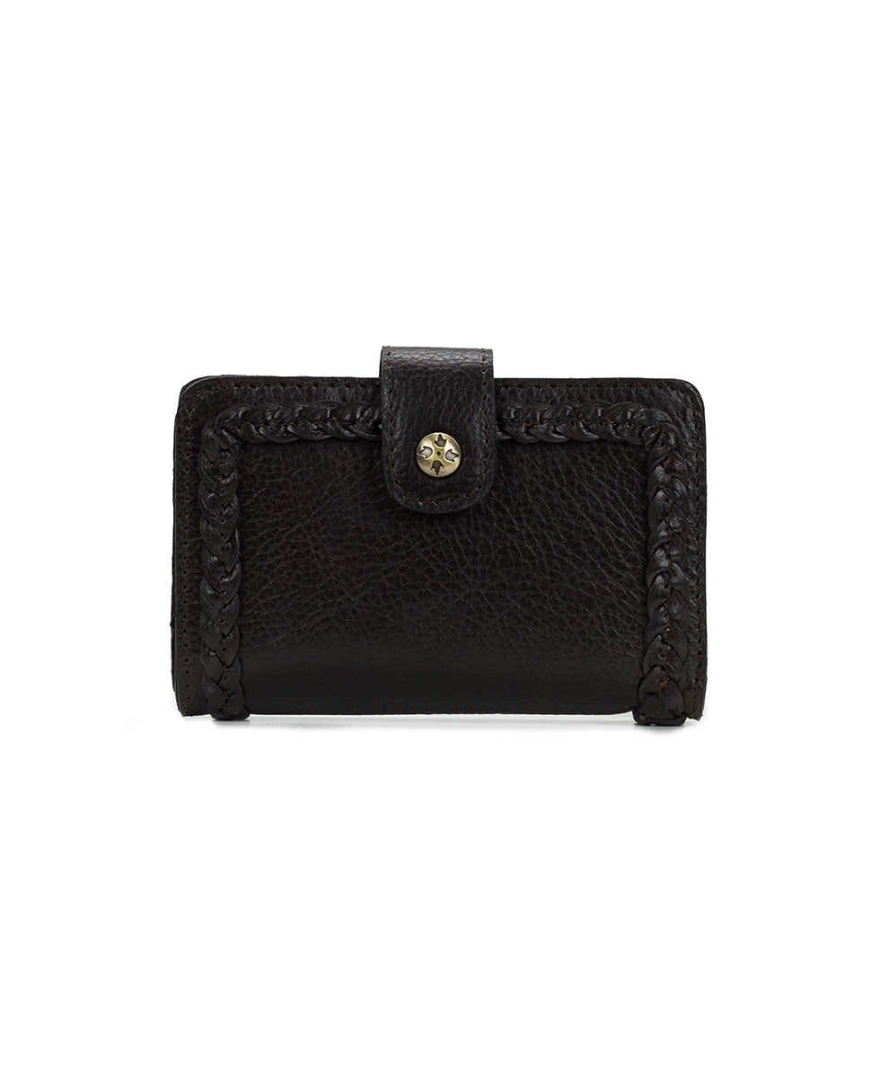 Female - Norma Wallet - Rugged Natural Grain Leather - chocolate - by Patricia Nash - View 1 of 6