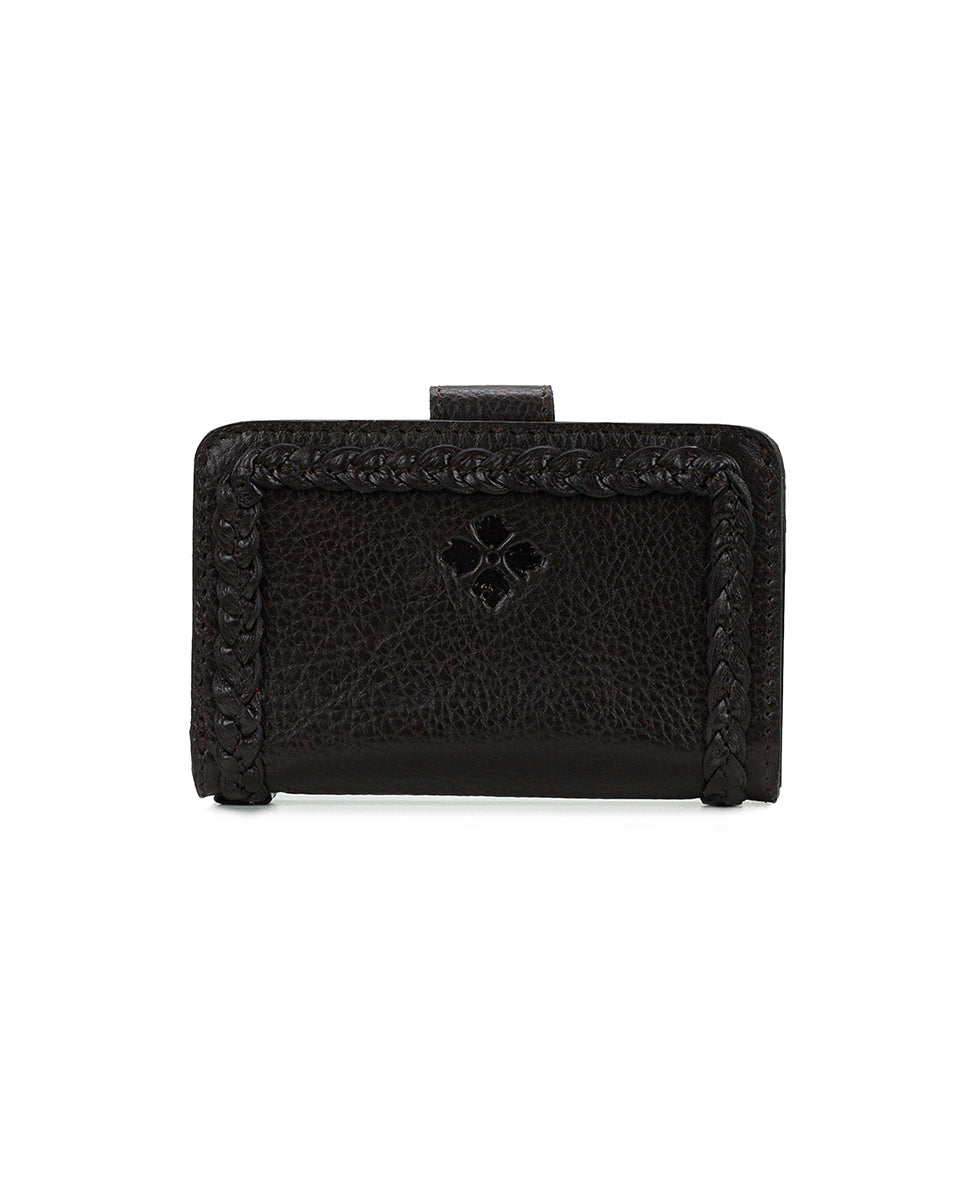 Female - Norma Wallet - Rugged Natural Grain Leather - chocolate - by Patricia Nash - View 2 of 6