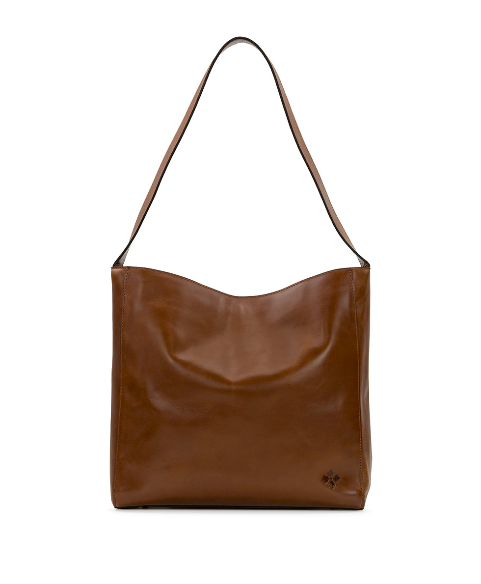 Female - Prairie Hobo Bag - Vintage Distressed Leather - cognac - by Patricia Nash - View 1 of 5