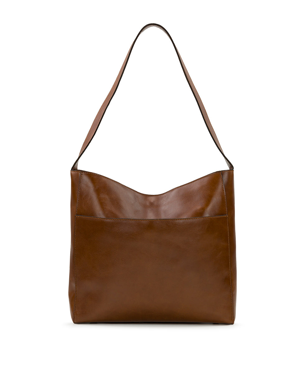 Female - Prairie Hobo Bag - Vintage Distressed Leather - cognac - by Patricia Nash - View 2 of 5