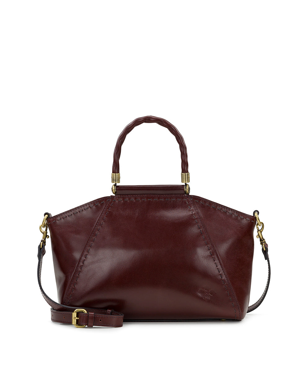 Holland Top Handle Satchel - Heavy Stitching