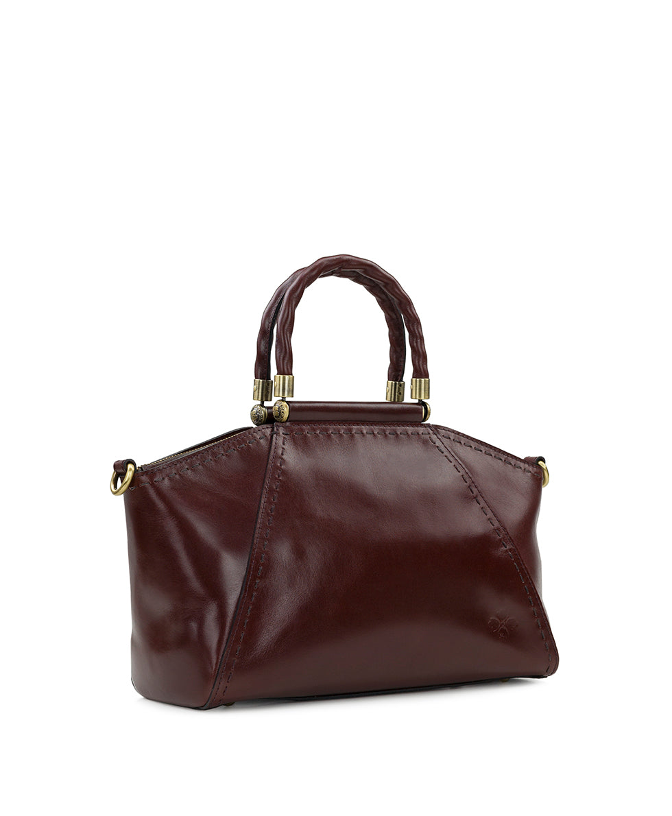 Holland Top Handle Satchel - Heavy Stitching