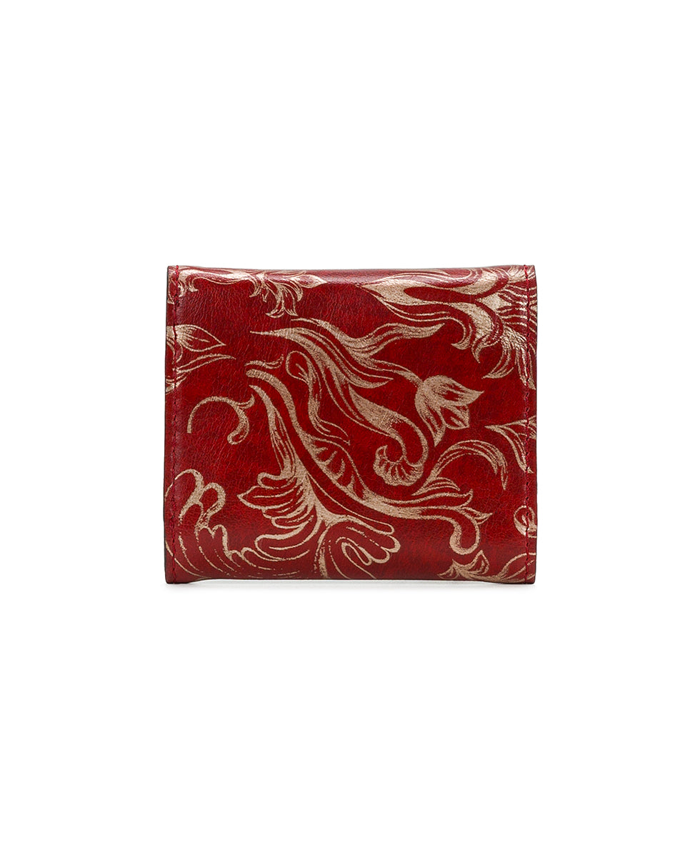 Female - Libby Wallet - Western Wallpaper - ruby red - by Patricia Nash - View 2 of 5