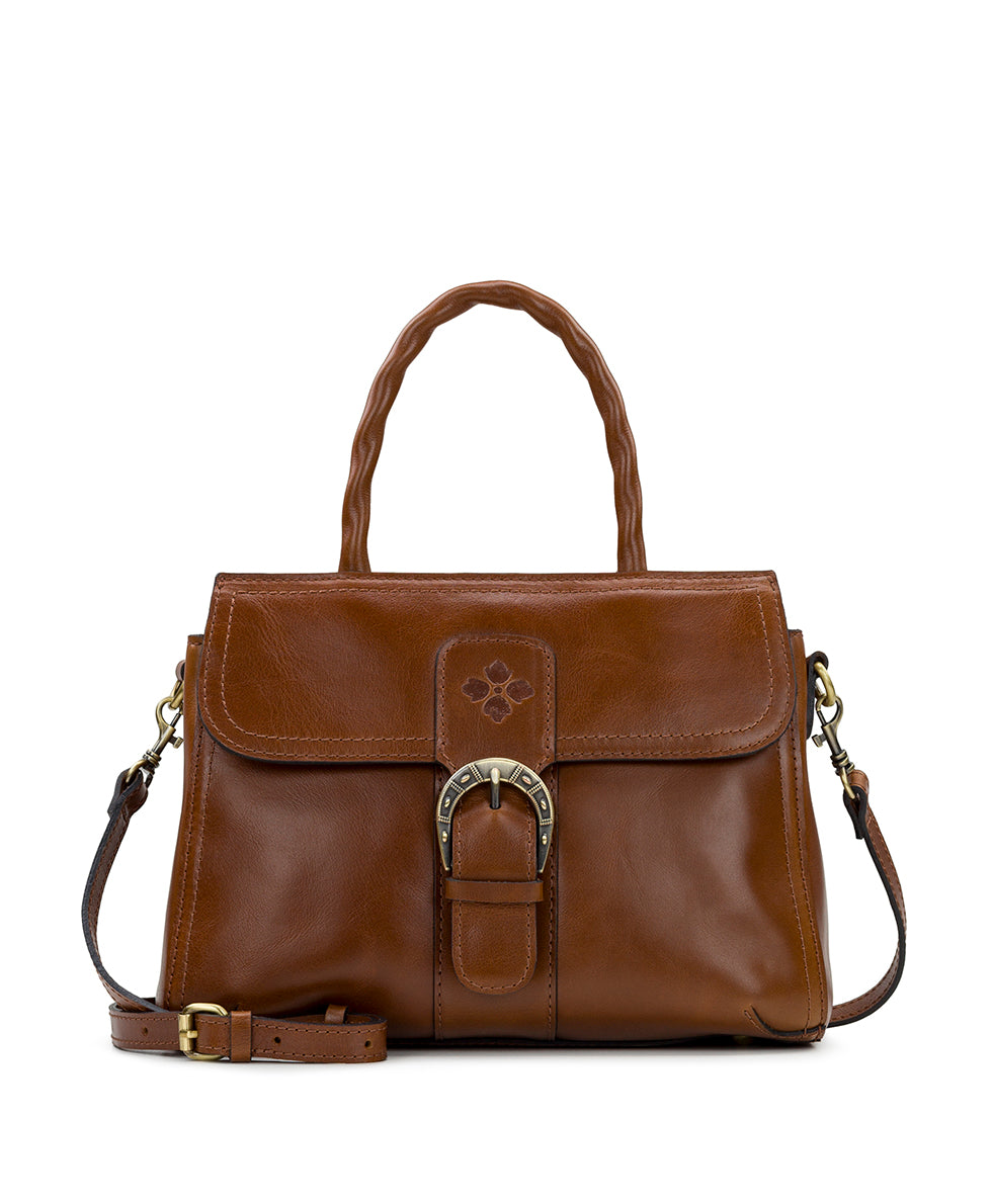 Lola Top Handle Crossbody - Vintage Distressed Leather