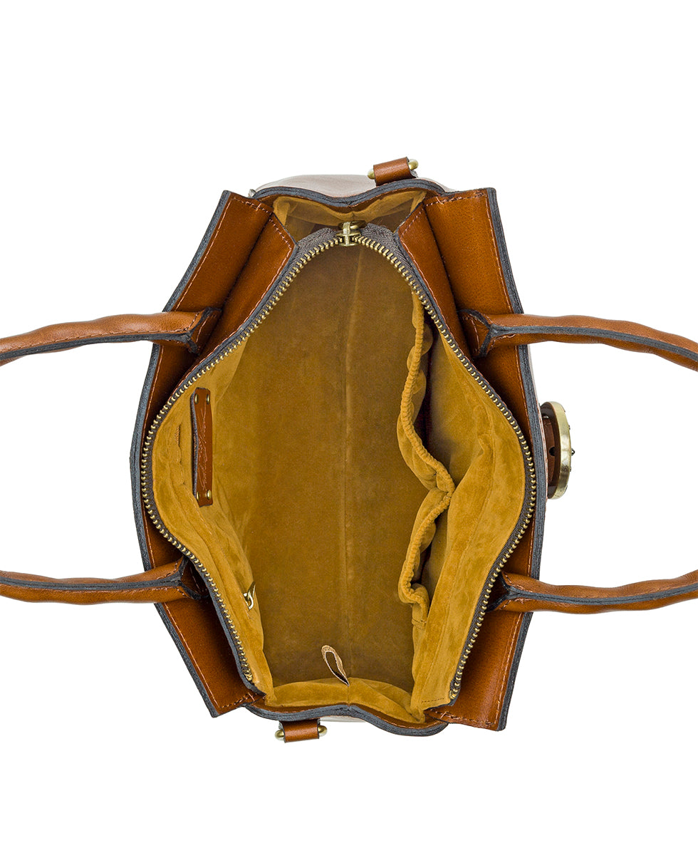 Lola Top Handle Crossbody - Vintage Distressed Leather