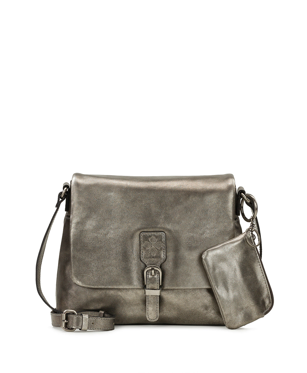 Female - Mili Crossbody - Vintage Distressed Metallic - antique platinum - by Patricia Nash - View 1 of 7
