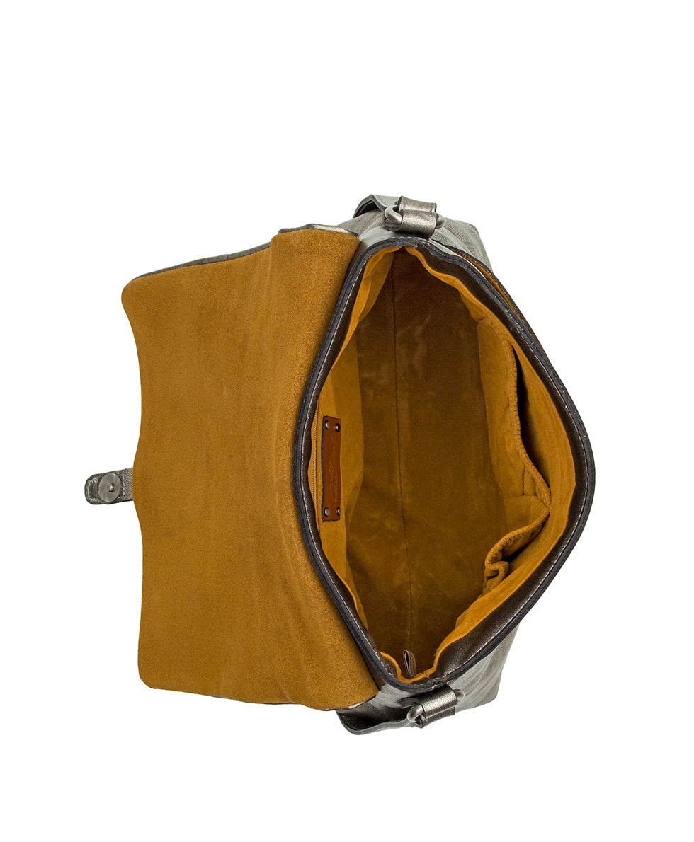 Female - Mili Crossbody - Vintage Distressed Metallic - antique platinum - by Patricia Nash - View 4 of 7