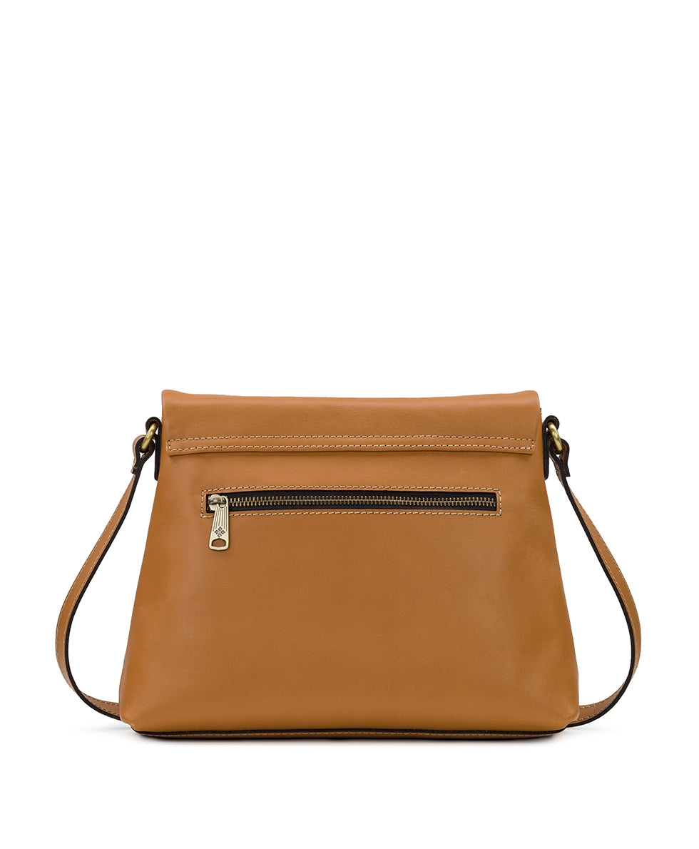 Female - Mili Crossbody with Charm - Waxed Veg Tan - hazelnut - by Patricia Nash - View 2 of 6