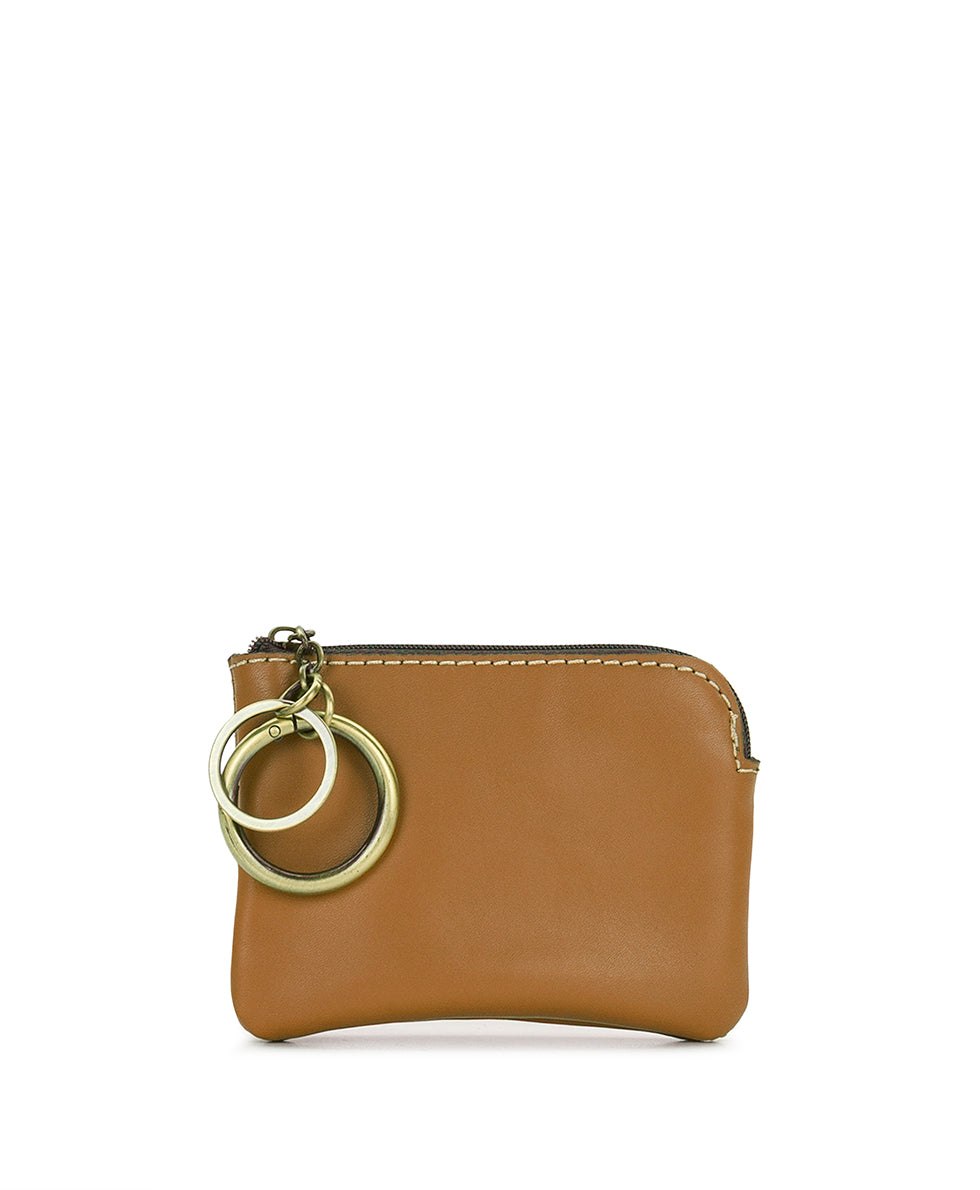 Female - Mili Crossbody with Charm - Waxed Veg Tan - hazelnut - by Patricia Nash - View 4 of 6