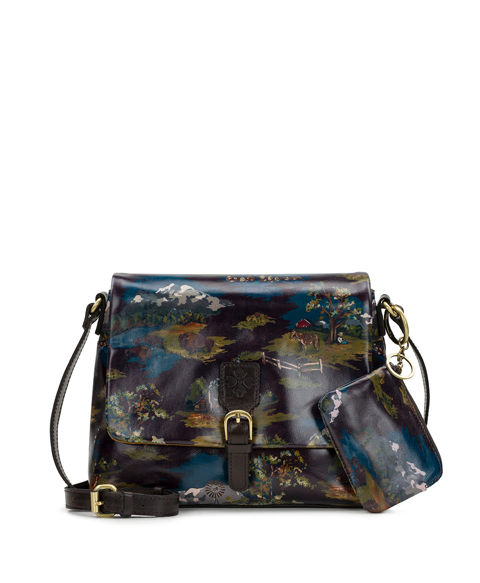 Female - Mili Crossbody - Montana Prairie Skies - chocolate - by Patricia Nash - View 1 of 7