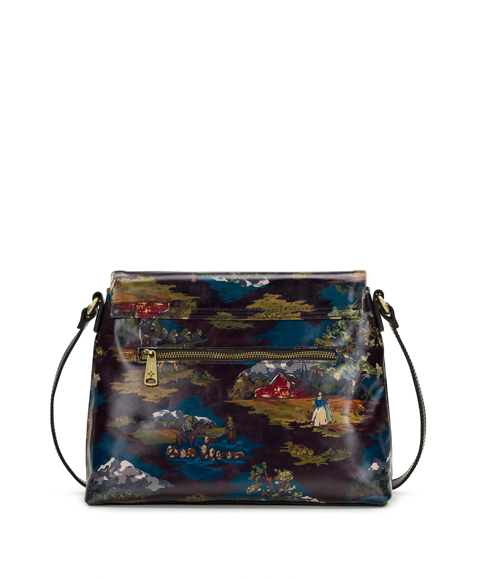 Female - Mili Crossbody - Montana Prairie Skies - chocolate - by Patricia Nash - View 2 of 7