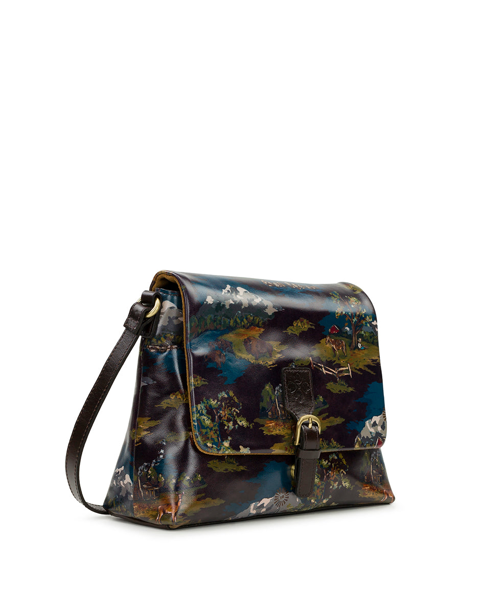 Female - Mili Crossbody - Montana Prairie Skies - chocolate - by Patricia Nash - View 3 of 7