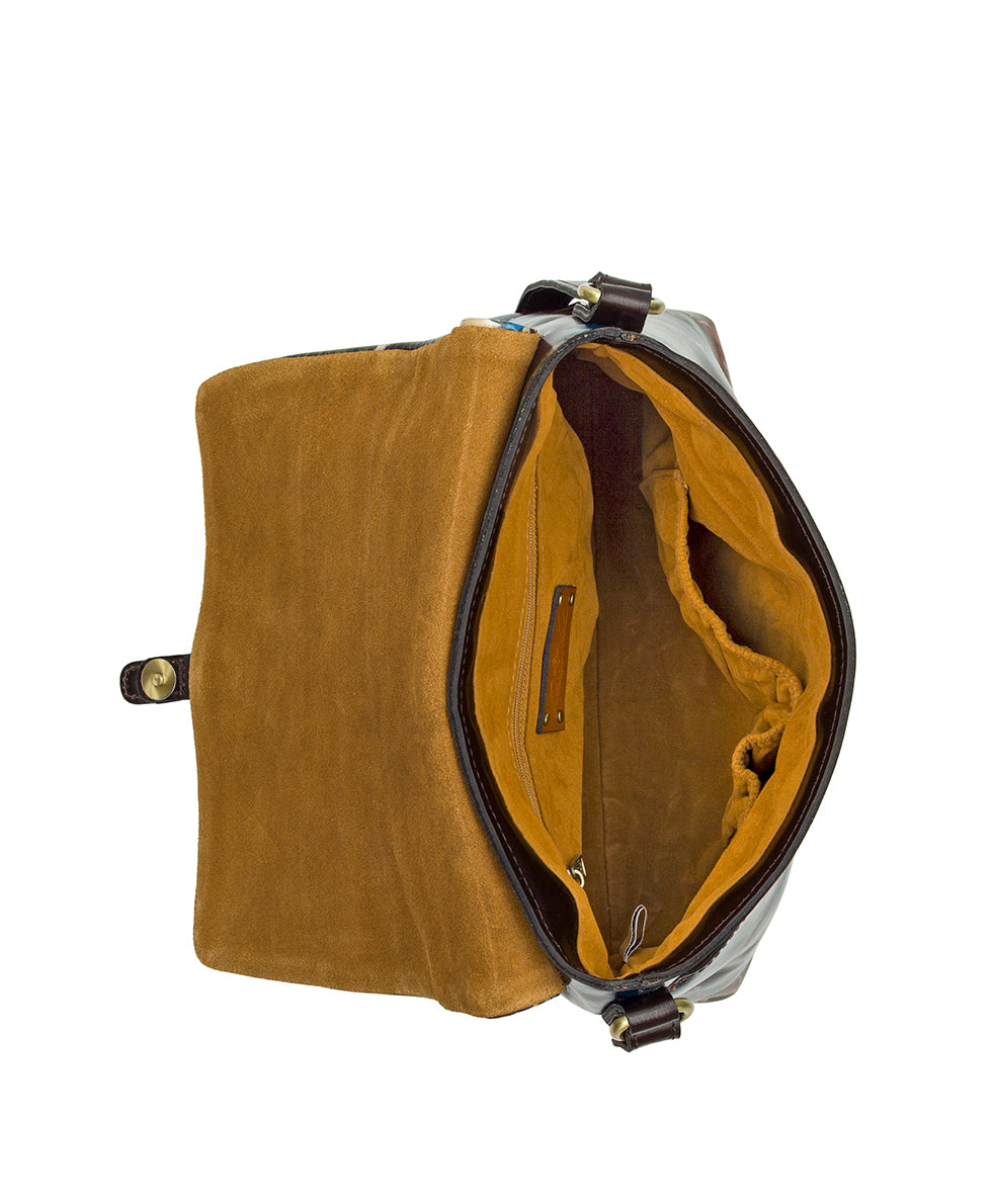Female - Mili Crossbody - Montana Prairie Skies - chocolate - by Patricia Nash - View 4 of 7