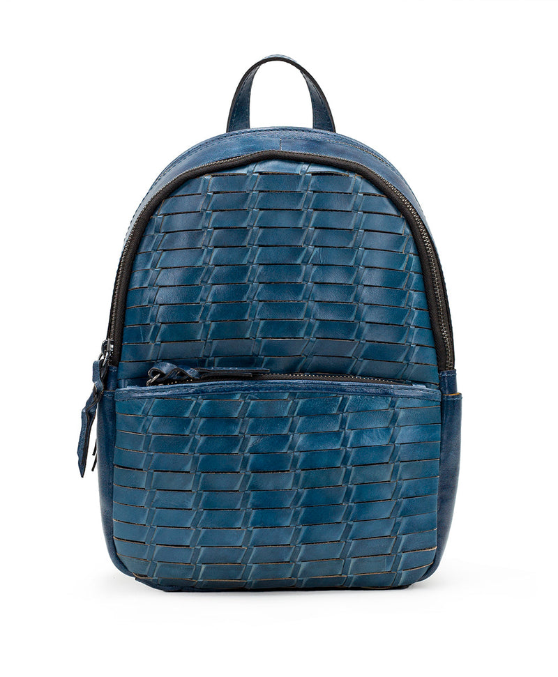 Jacini Backpack Large Woven Leather Patricia Nash
