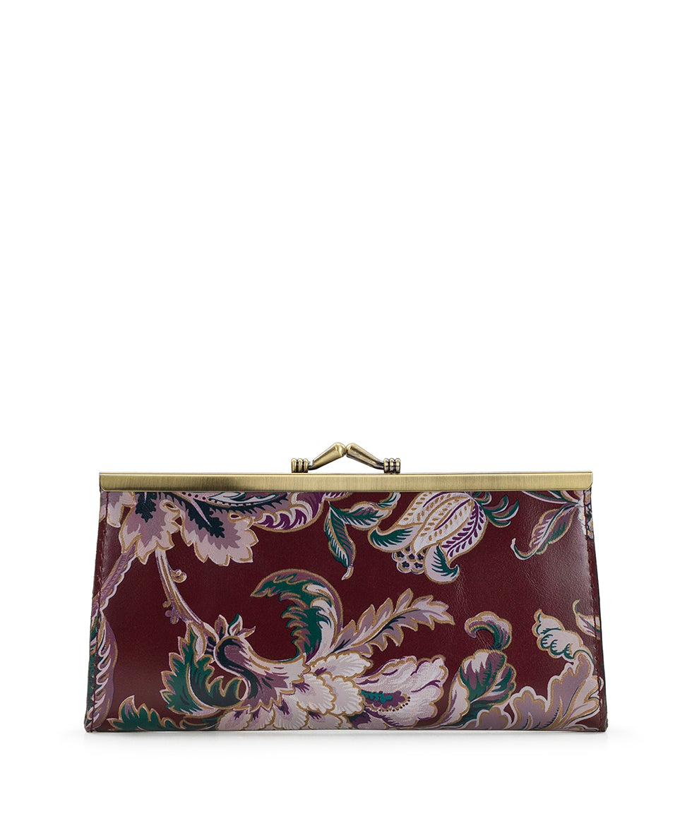 Female - Effie Frame Wallet - European Floral Tapestry - european floral tapestry - by Patricia Nash - View 1 of 4