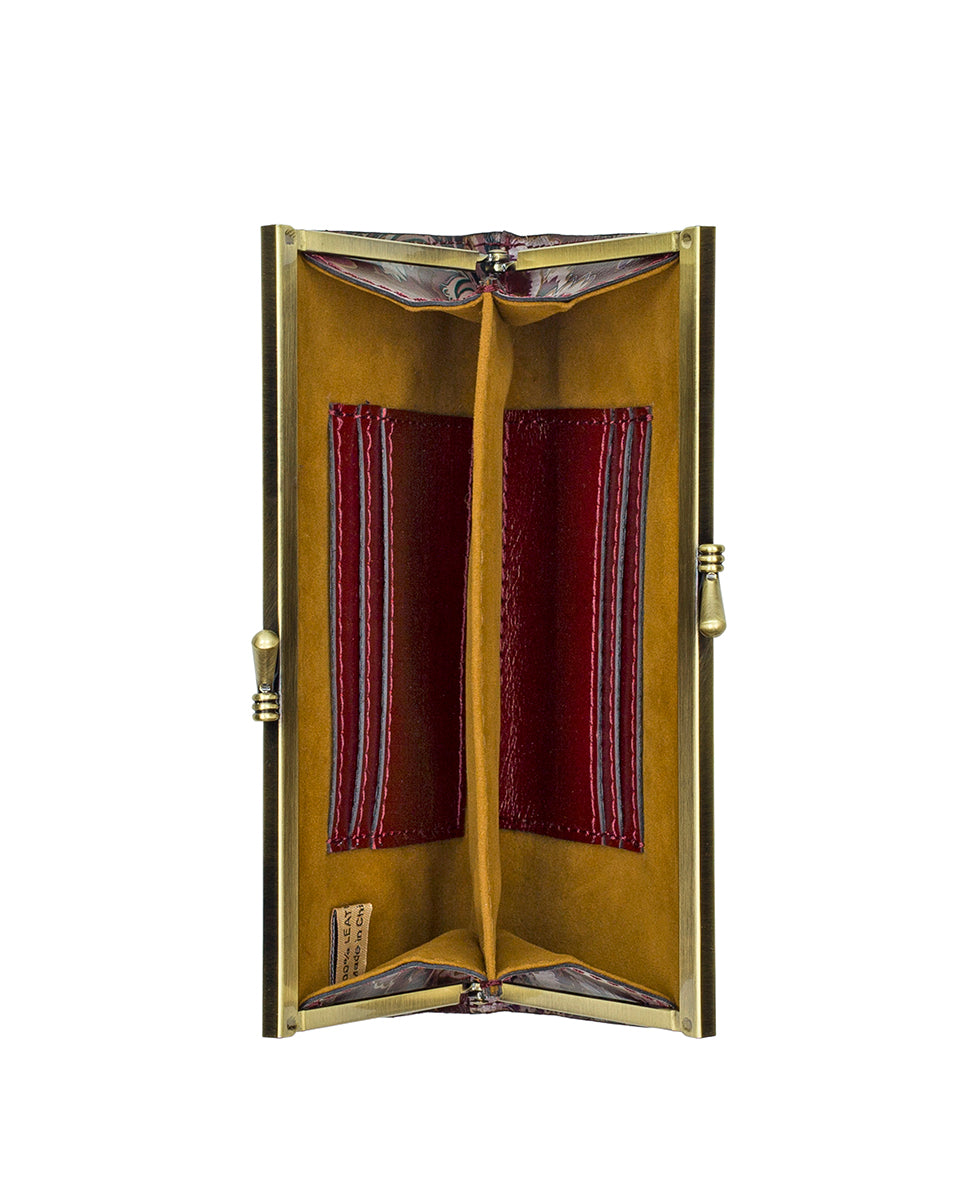 Female - Effie Frame Wallet - European Floral Tapestry - european floral tapestry - by Patricia Nash - View 3 of 4