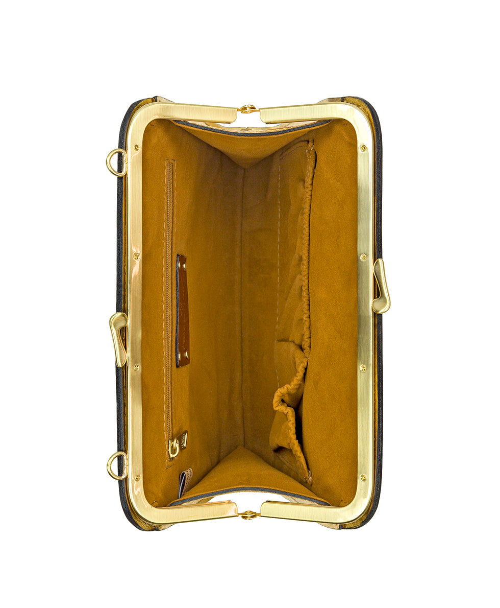 Female - Evangeline Frame Crossbody - Greek Gold - greek gold - by Patricia Nash - View 5 of 5