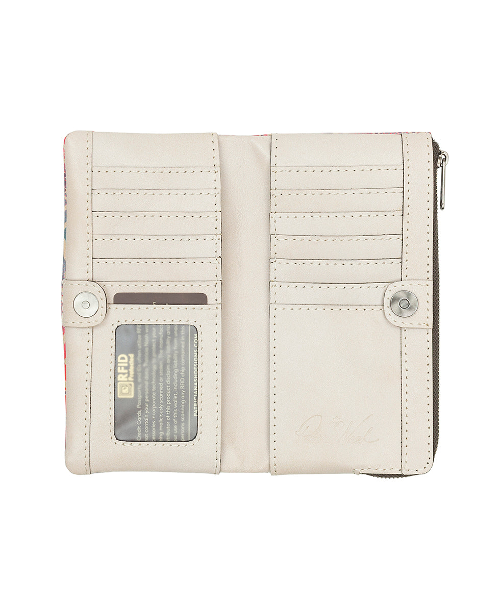Female - Prassa Wallet - Greek Ombre - greek ombre - by Patricia Nash - View 3 of 4