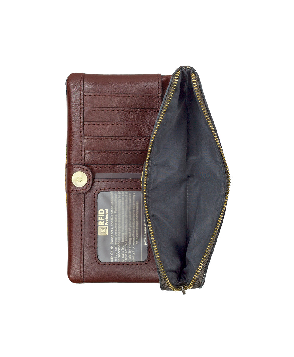 Female - Prassa Wallet  - Greek Map - greek map - by Patricia Nash - View 4 of 4