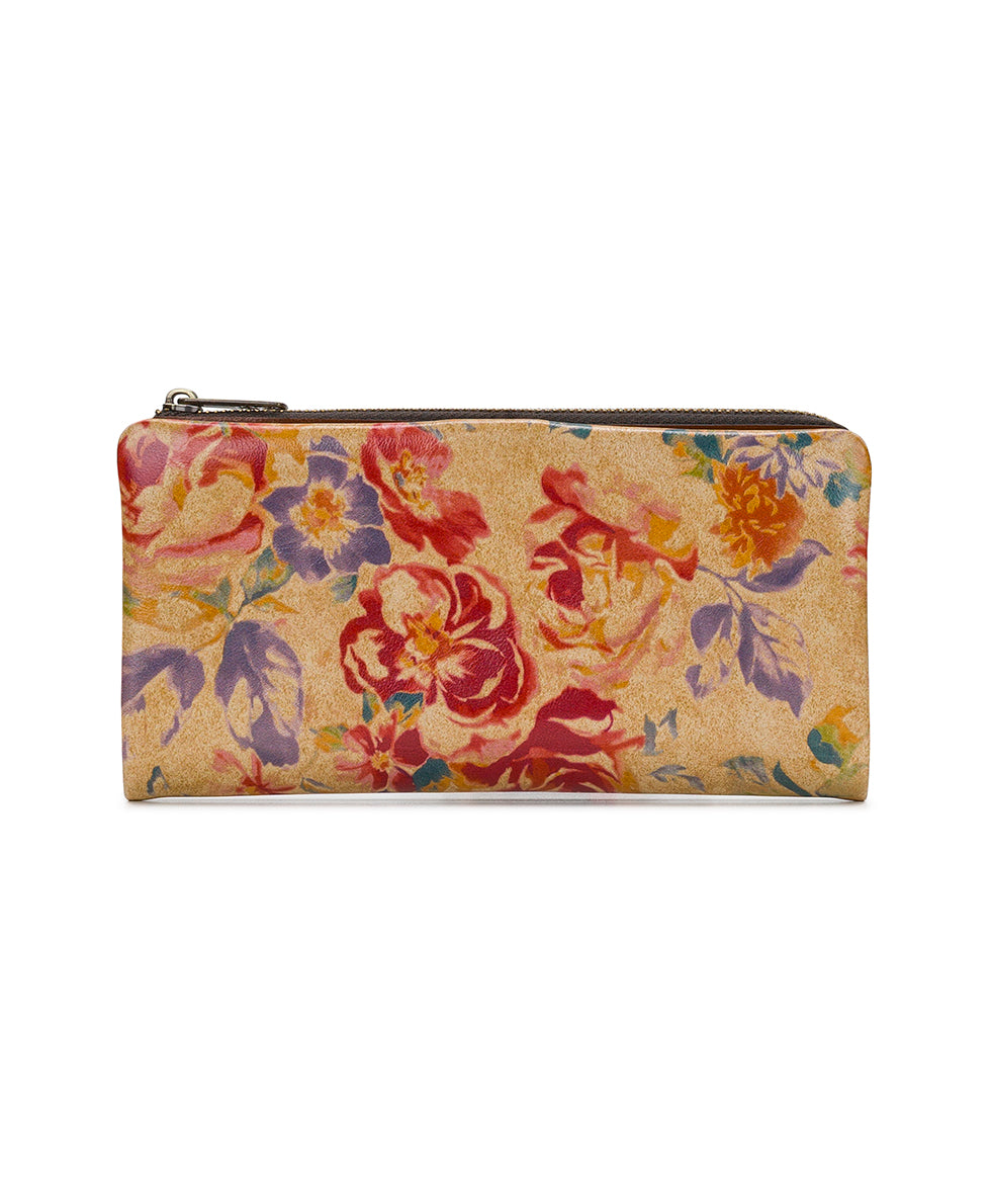 Female - Prassa Wallet - Aegean Blooms - aegean blooms - by Patricia Nash - View 1 of 4