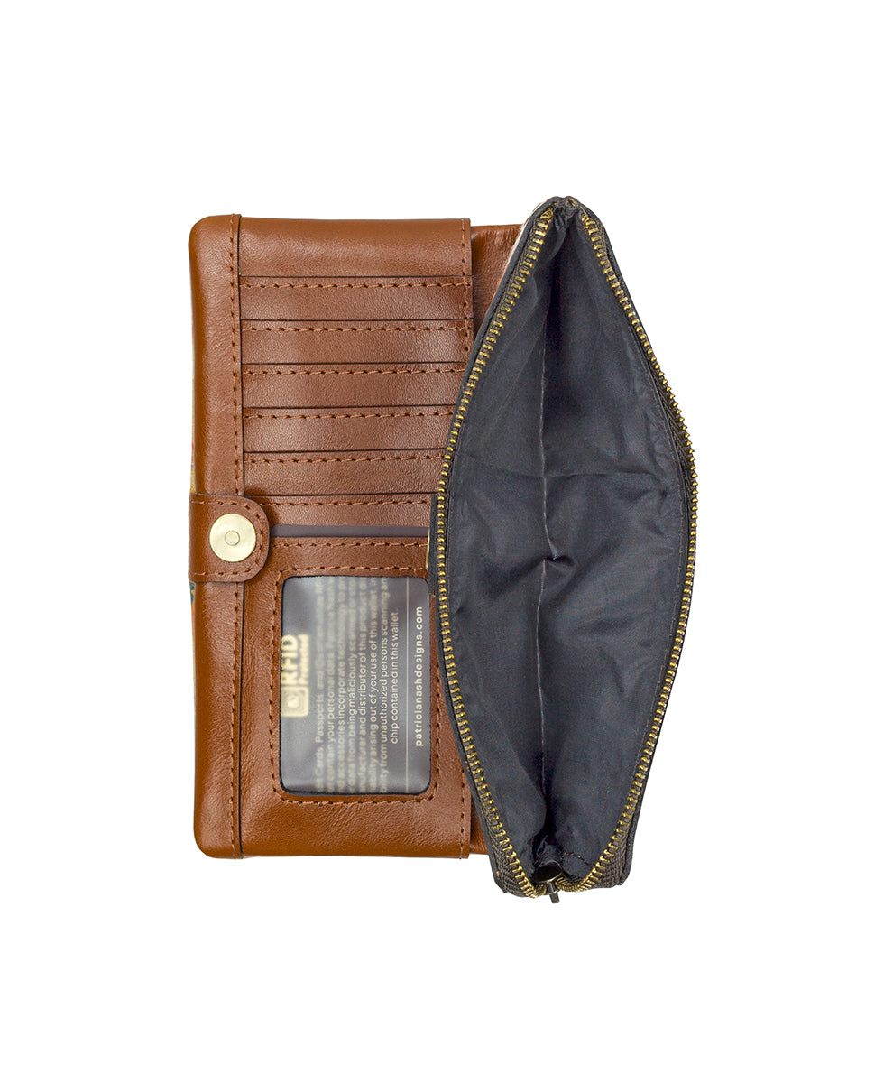Female - Prassa Wallet - Aegean Blooms - aegean blooms - by Patricia Nash - View 4 of 4