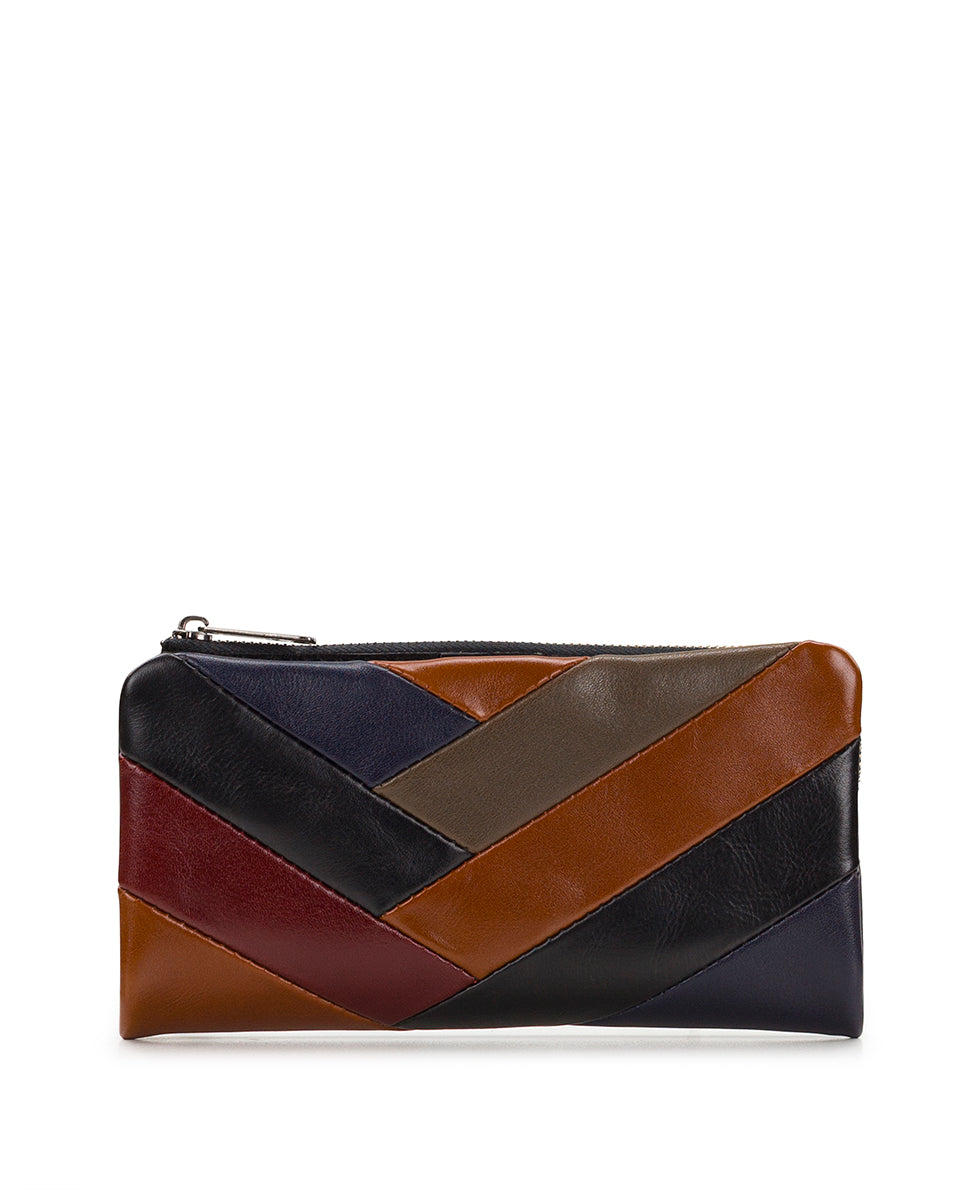 Female - Prassa Wallet - Retro Colorblock - black - by Patricia Nash - View 1 of 4