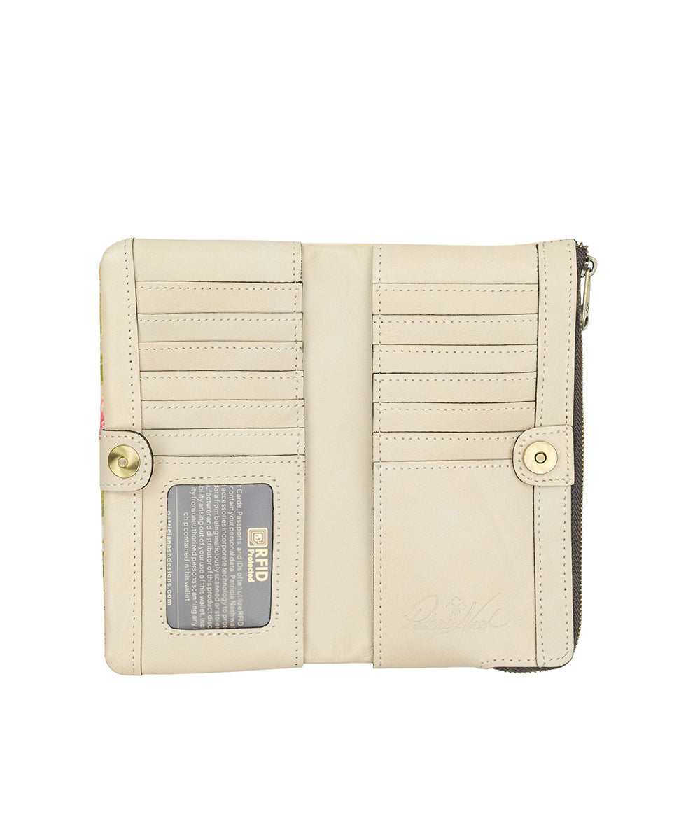 Female - Prassa Wallet - Parisian Strawberries - parchment strawberry - by Patricia Nash - View 3 of 5