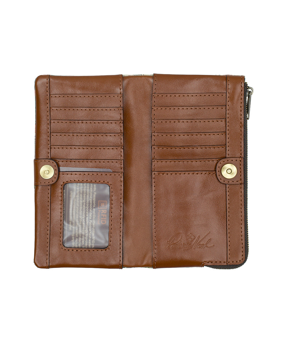 Female - Prassa Wallet | Nordic Patchwork | Nordic Patchwork - nordic patchwork - by Patricia Nash - View 3 of 4