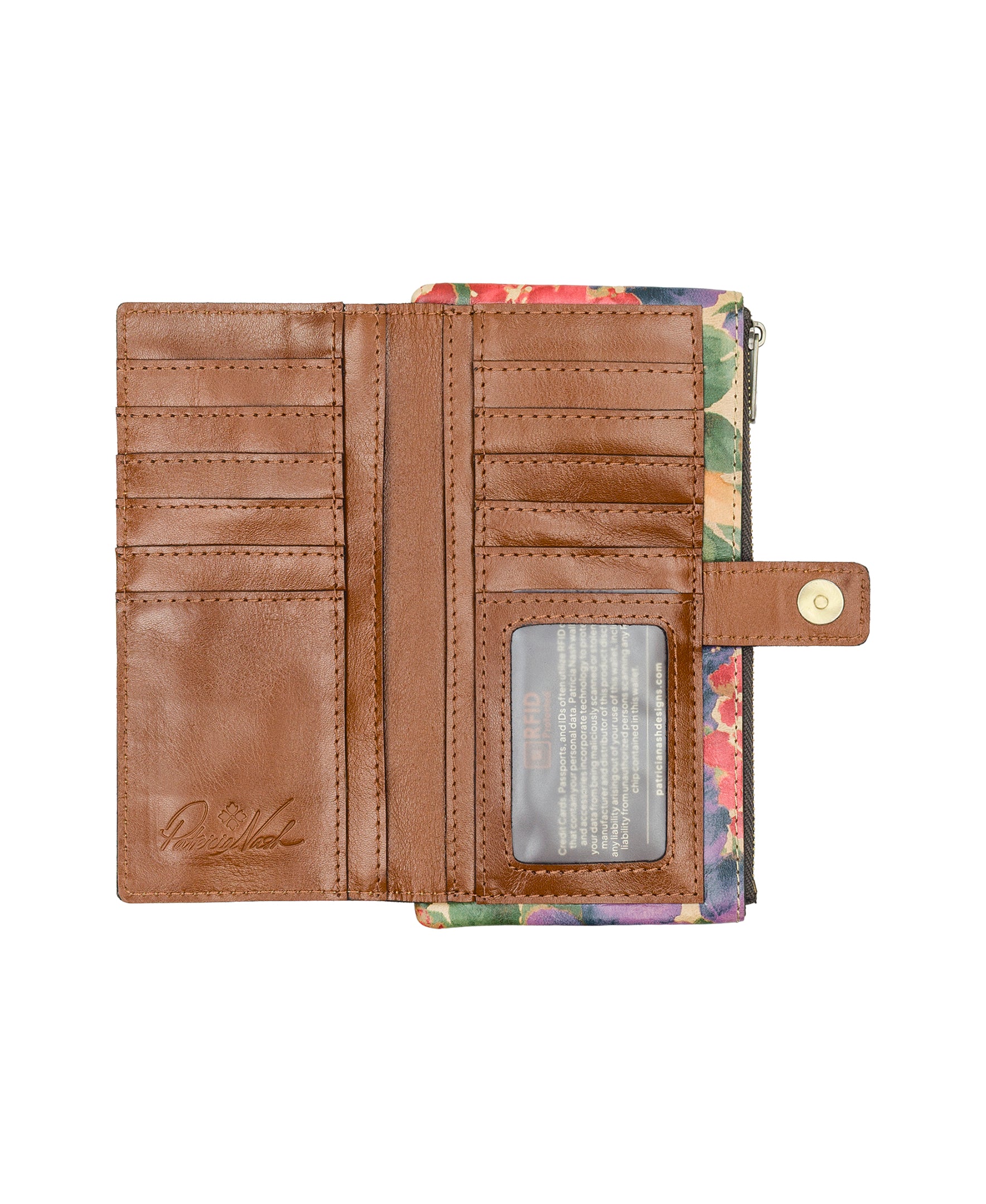 Female - Naxos Wallet - French Hydrangeas - french hydrangeas - by Patricia Nash - View 3 of 4