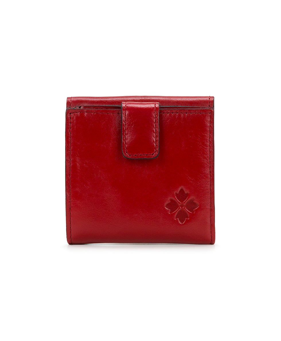 Female - Astra Wallet - Vintage Distressed Leather - rosewood - by Patricia Nash - View 2 of 4