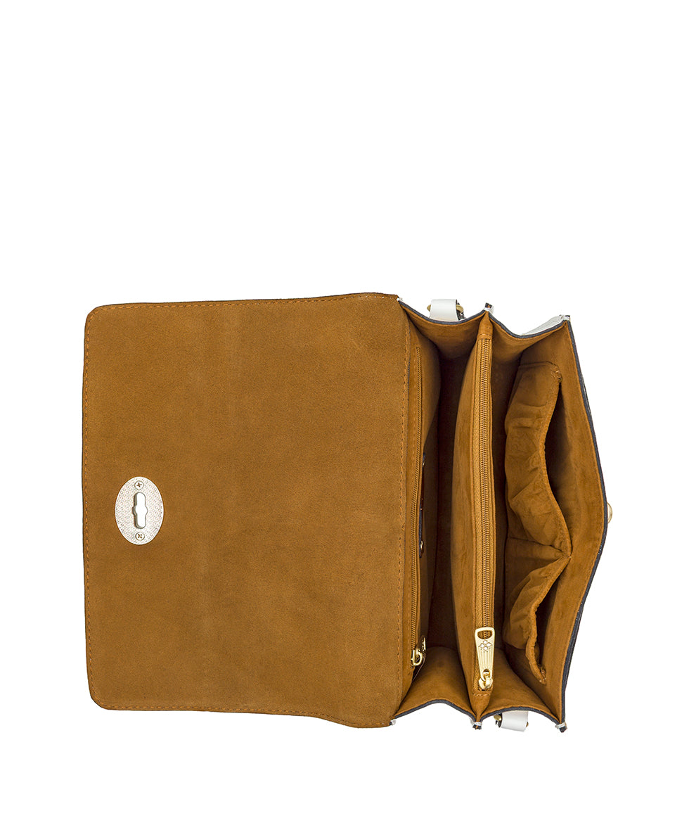 Female - Livana Crossbody - Vintage Distressed - meringue - by Patricia Nash - View 5 of 6