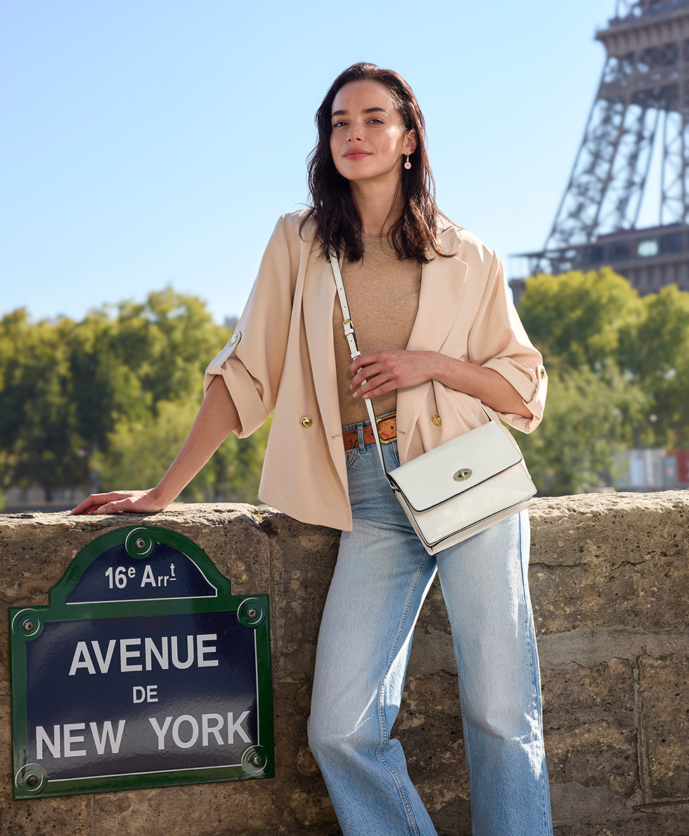 Female - Livana Crossbody - Vintage Distressed - meringue - by Patricia Nash - View 4 of 6