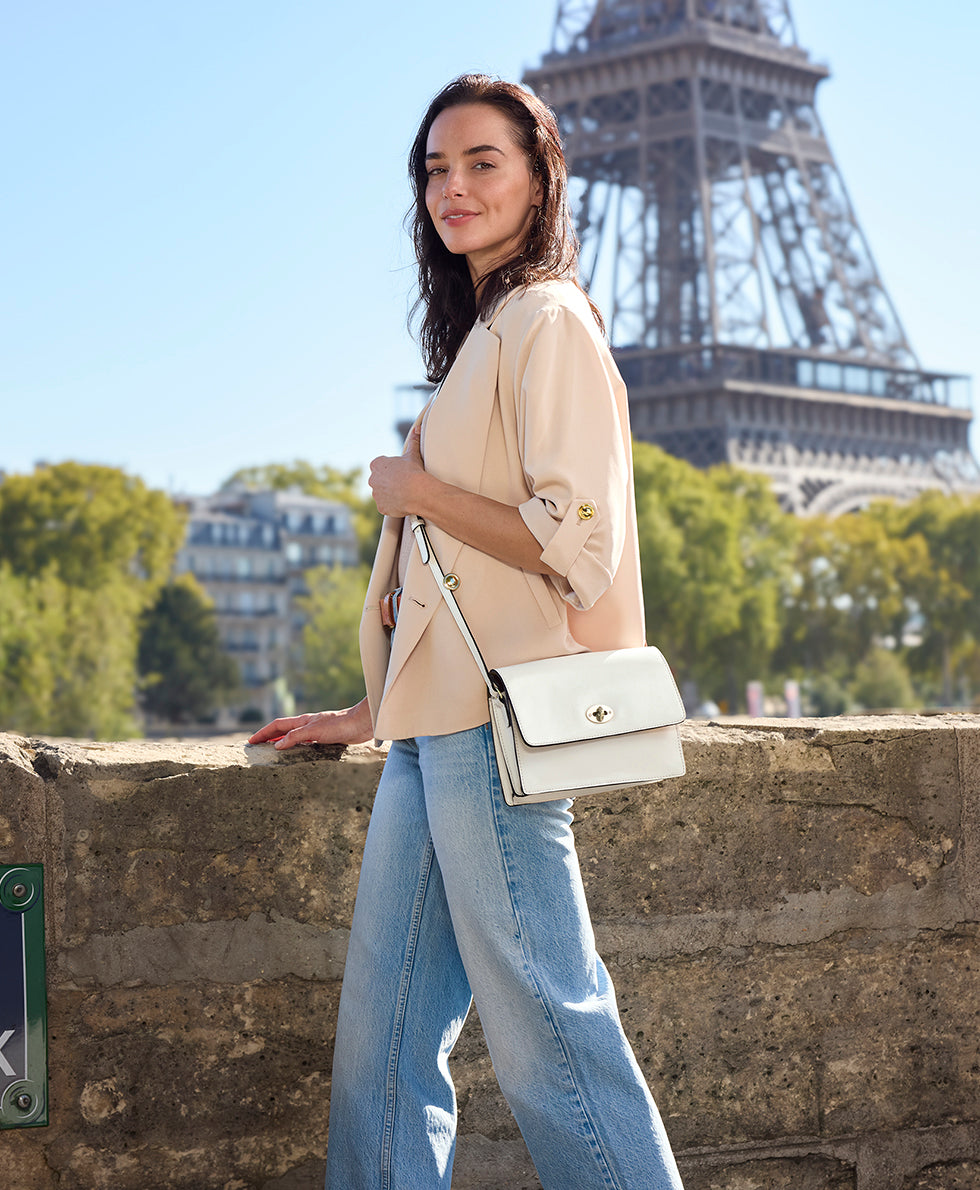 Female - Livana Crossbody - Vintage Distressed - meringue - by Patricia Nash - View 6 of 6