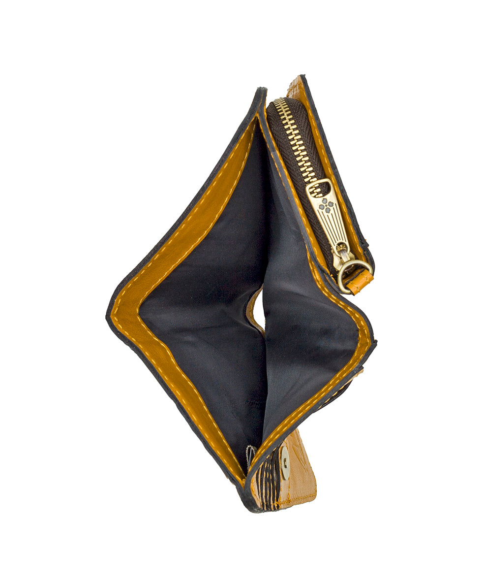 Female - Koumi Wristlet - Cavo Border Tooled - mango - by Patricia Nash - View 10 of 12