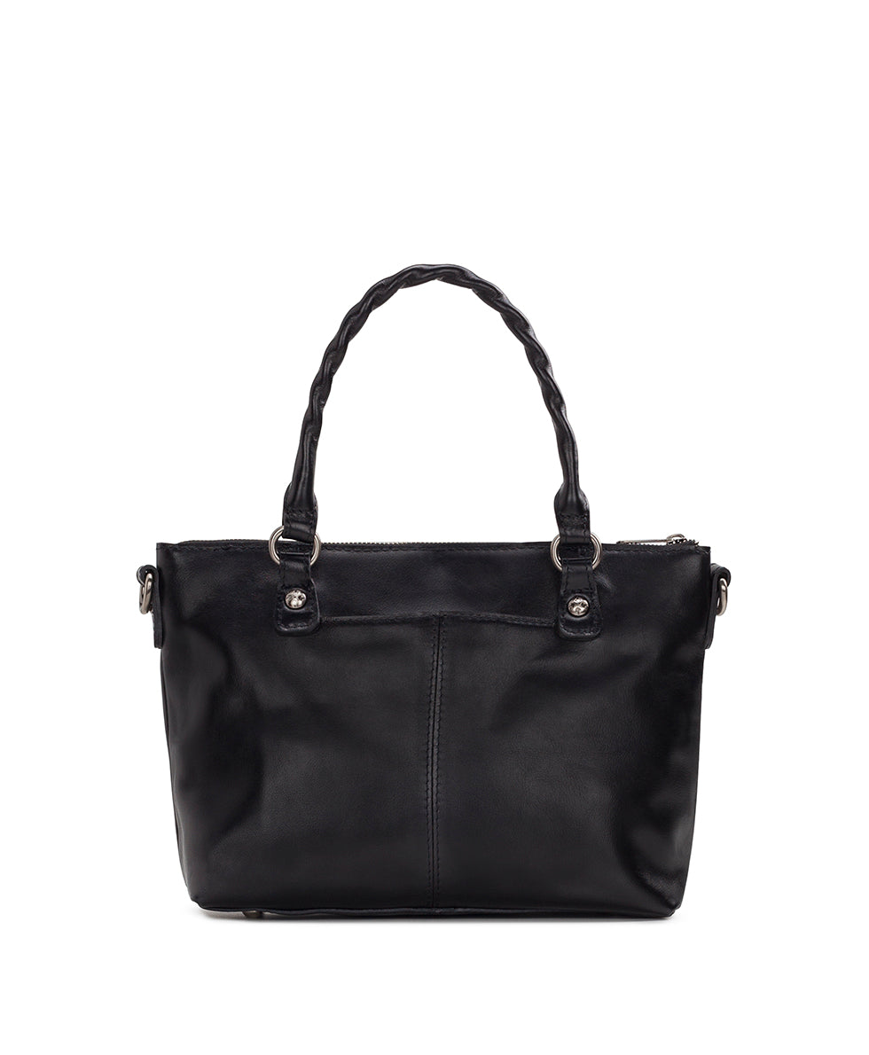 Female - Zora Top Handle Crossbody - Vintage Distressed Leather - black - by Patricia Nash - View 2 of 4