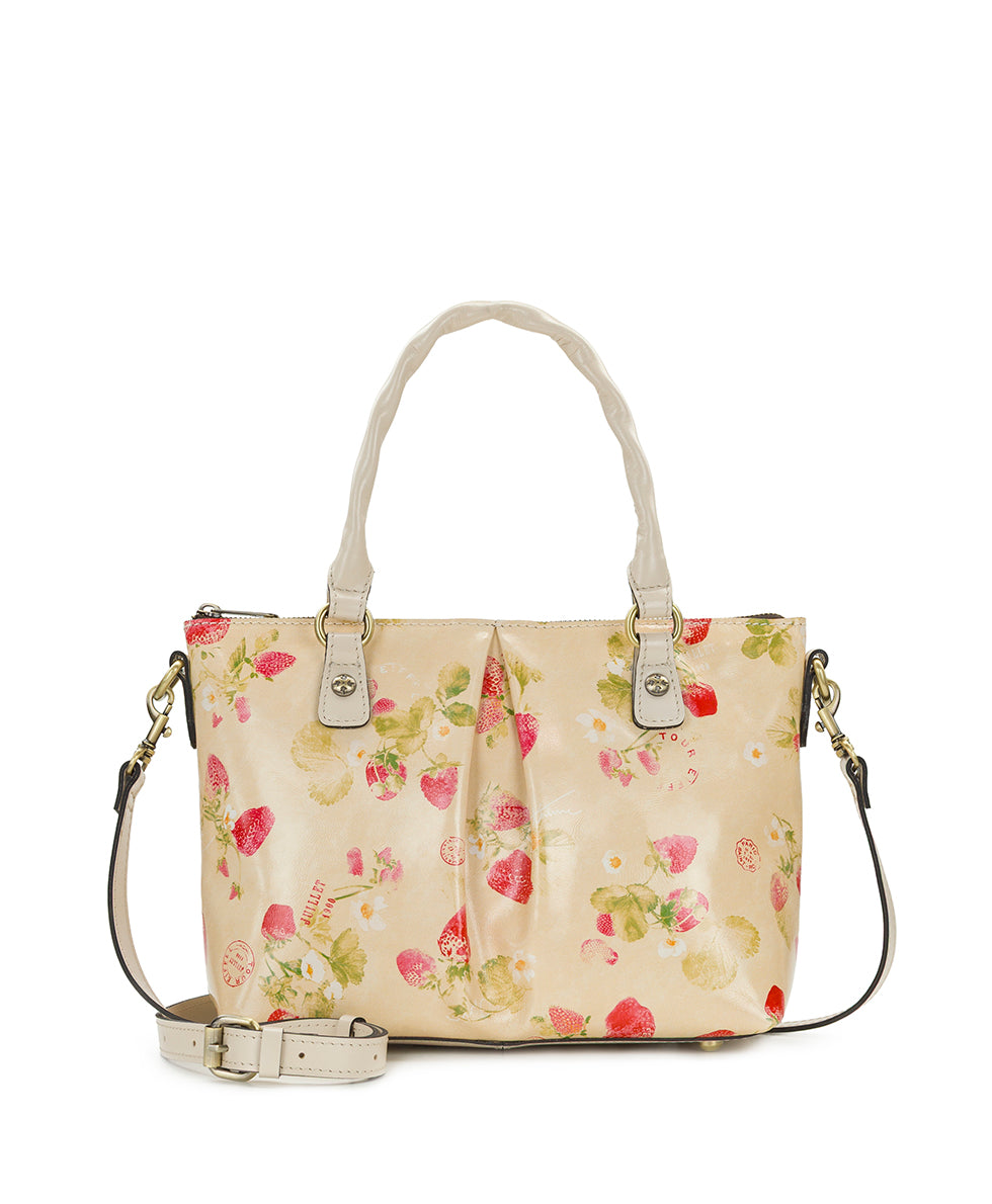 Female - Zora Top Handle Crossbody - Parisian Strawberries - parchment strawberry - by Patricia Nash - View 1 of 5