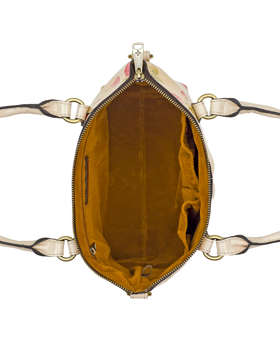 Female - Zora Top Handle Crossbody - Parisian Strawberries - parchment strawberry - by Patricia Nash - View 5 of 5